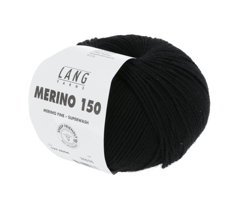 Lang Yarns Merino 150 - 4 - Zwart