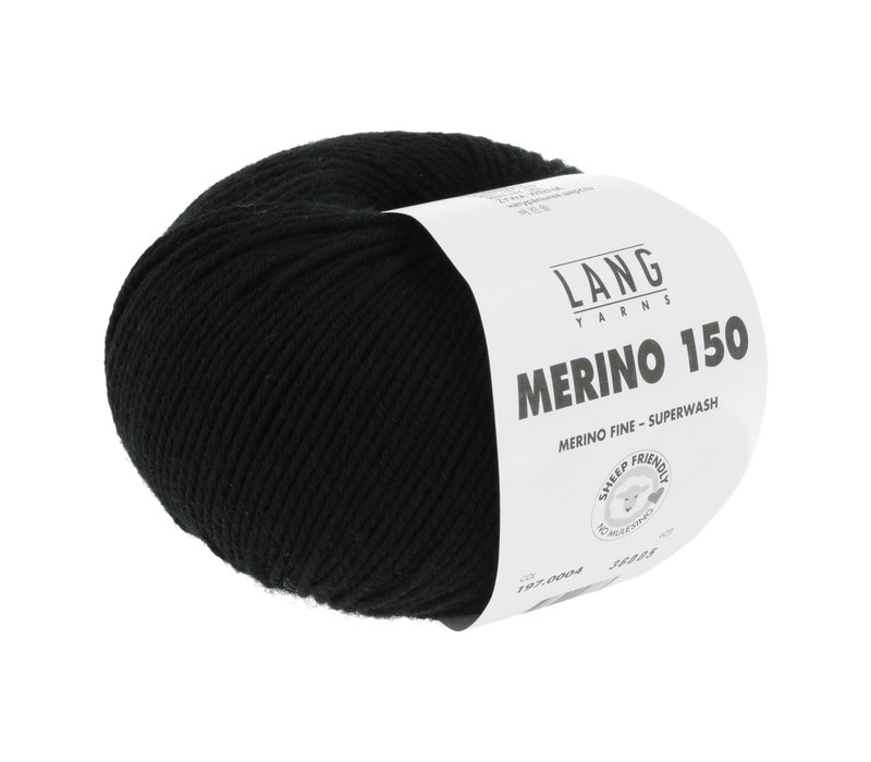 Lang Yarns Merino 150 - 4 - Zwart