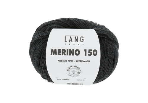 Lang Yarns Lang Yarns Merino 150 - 5 - Grijs Lang Yarns Lang Yarns Merino 150 - 5 - Grijs