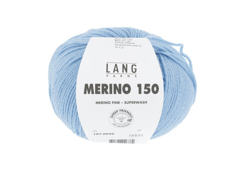 Lang Yarns Lang Yarns Merino 150 - 20 - Blauw
