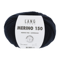 Lang Yarns Merino 150 - 25 - Donker Blauw