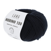 Lang Yarns Merino 150 - 25 - Donker Blauw