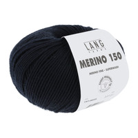 Lang Yarns Merino 150 - 25 - Donker Blauw