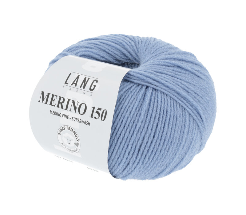 Lang Yarns Merino 150 - 33 - Blauw