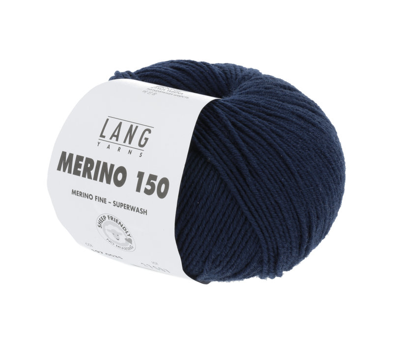 Lang Yarns Merino 150 - 35 - Blauw