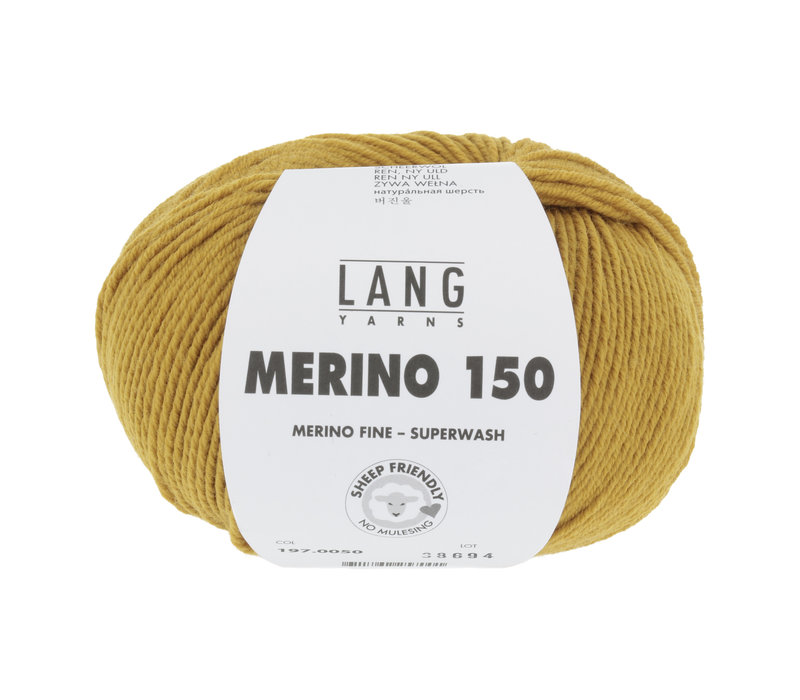 Lang Yarns Merino 150 - 50 - Geel