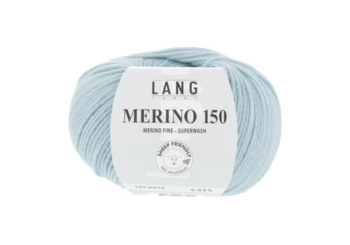 Lang Yarns Lang Yarns Merino 150 - 74 - Blauw