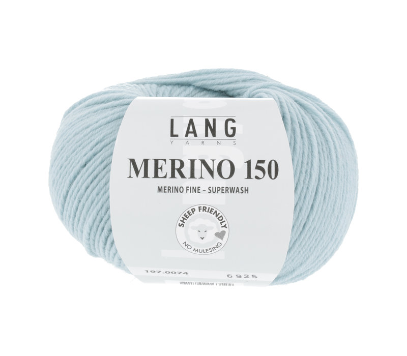 Lang Yarns Merino 150 - 74 - Blauw