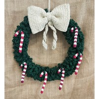Kerstkrans Candy Sticks Haakpakket