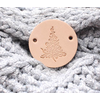 Leren label Christmas Tree