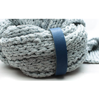 Leren Sjaallus met drukknoop (diverse kleuren)