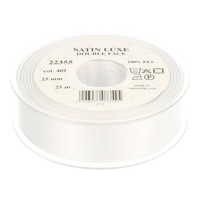 Lint Satijn luxe 25 mm (diverse kleuren)