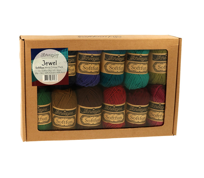 Scheepjes Softfun Minis Colour Pack - Jewel