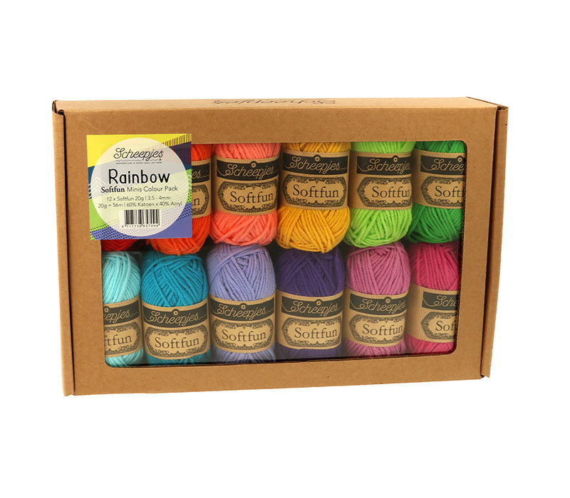 Scheepjes Softfun Minis Colour Pack - Rainbow