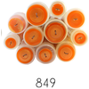 Gekleurde Knoop Oranje 849