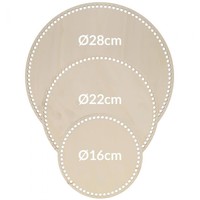 Houten Tasbodem Rond