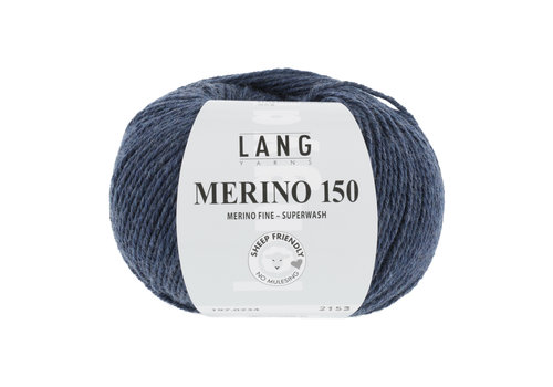 Lang Yarns Lang Yarns Merino 150 - 234 - Blauw