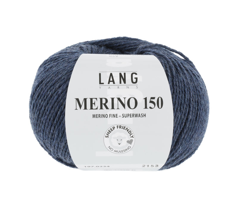 Lang Yarns Merino 150 - 234 - Blauw