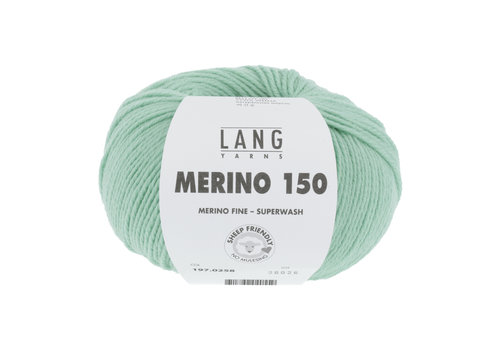 Lang Yarns Lang Yarns Merino 150 - 258 - Groen Lang Yarns Lang Yarns Merino 150 - 258 - Groen