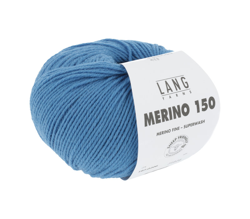 Lang Yarns Merino 150 - 206 - Blauw