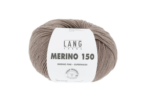 Lang Yarns Lang Yarns Merino 150 - 196 - 100% merino wol (mulesing free) - Bruin