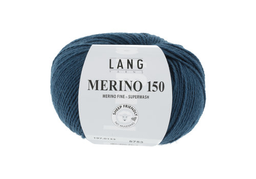 Lang Yarns Lang Yarns Merino 150 - 133 - Blauw