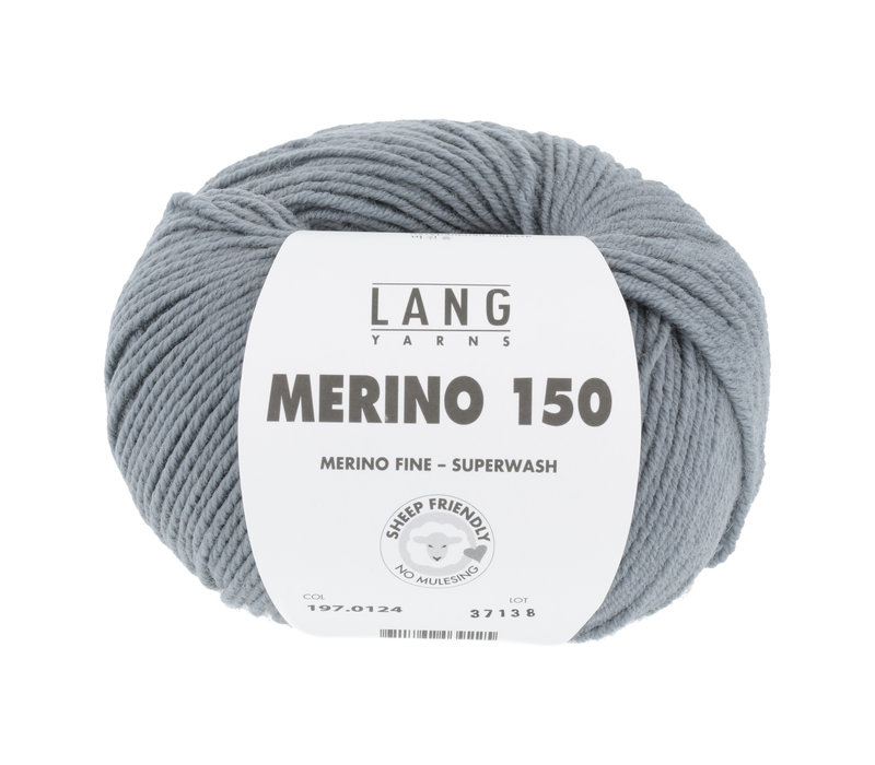 Lang Yarns Merino 150 - 124 - Grijs