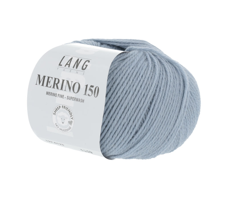 Lang Yarns Merino 150 - 123 - Blauw