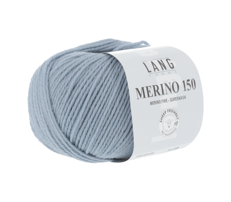 Lang Yarns Merino 150 - 123 - Blauw