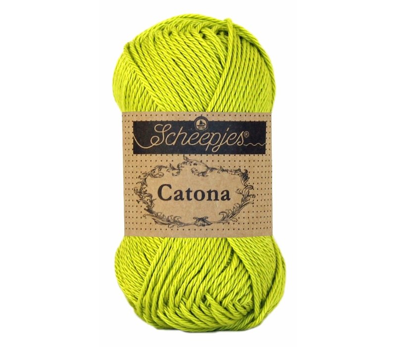 Scheepjes Catona 50 gram - 245 Green Yellow