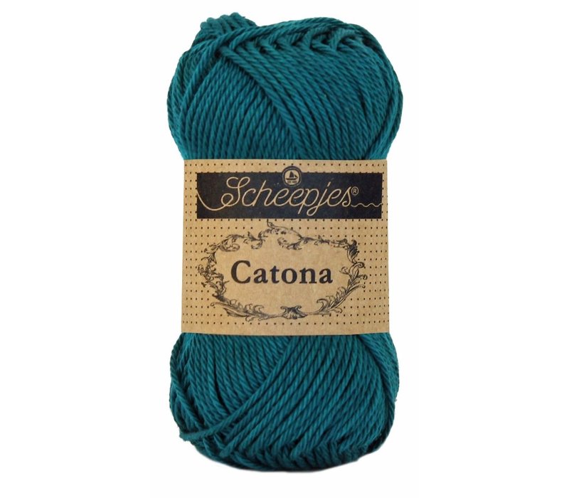 Scheepjes Catona 50 gram - 401 Dark Teal