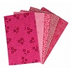 Tissu de Marie Fat Quarter Bundels Mystical Magenta