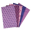 Tissu de Marie Tissu de Marie Fat Quarter Bundels Artistic Amethyst