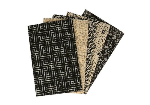 Tissu de Marie Tissu de Marie Fat Quarter Bundels Mysterious Midnight