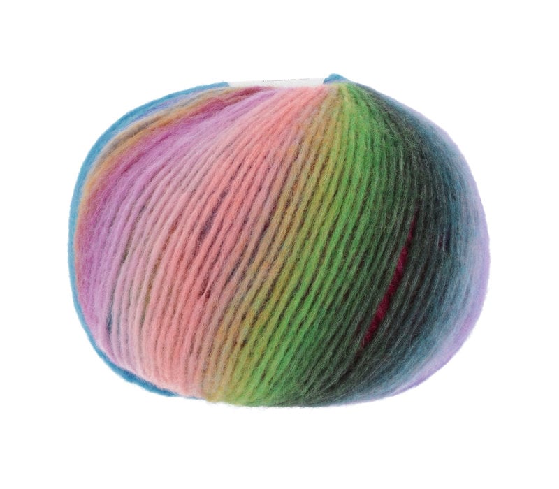 Lang Yarns Cloud - 2 - Blauw - Roze - Groen