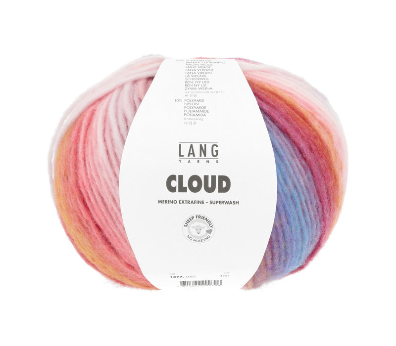 Lang Yarns Cloud - 3 - Roze - Oranje