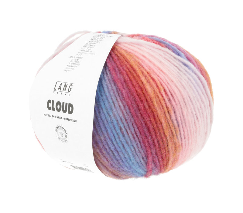 Lang Yarns Cloud - 3 - Roze - Oranje