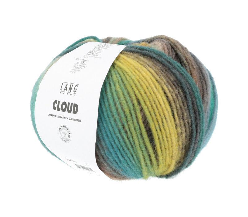 Lang Yarns Cloud - 4 - Groen - Geel