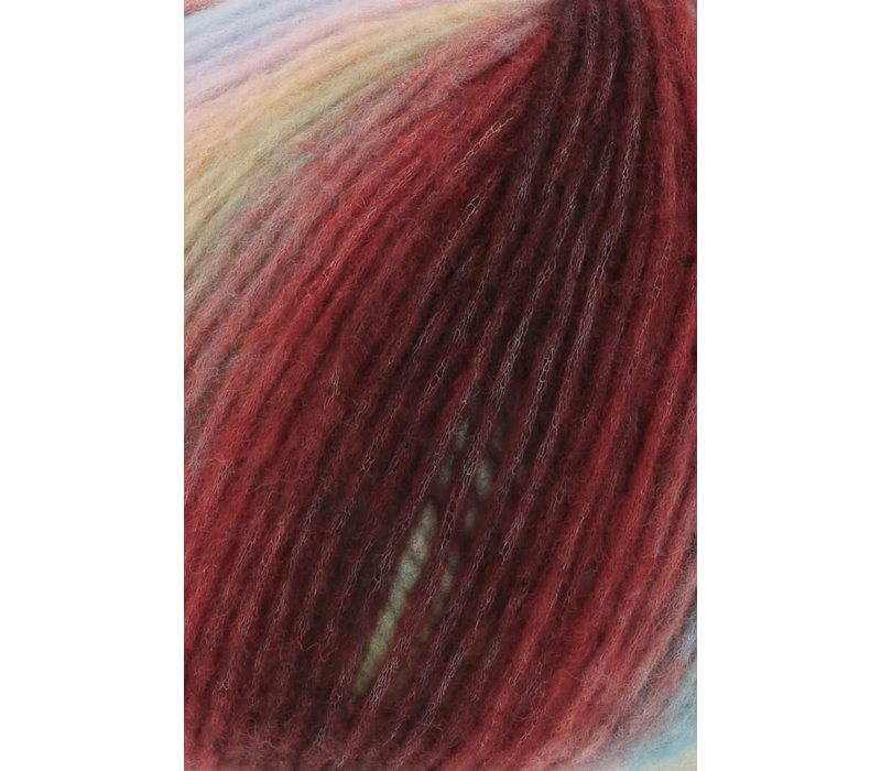 Lang Yarns Cloud - 5 - Rood - Blauw