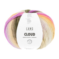 Lang Yarns Cloud - 6 - Groen - Geel - Roze