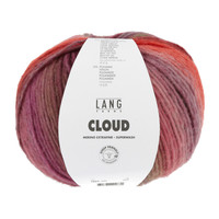 Lang Yarns Cloud - 7 - Rood - Paars