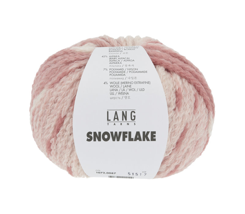 Lang Yarns Snowflake - 087 Roze - Roze