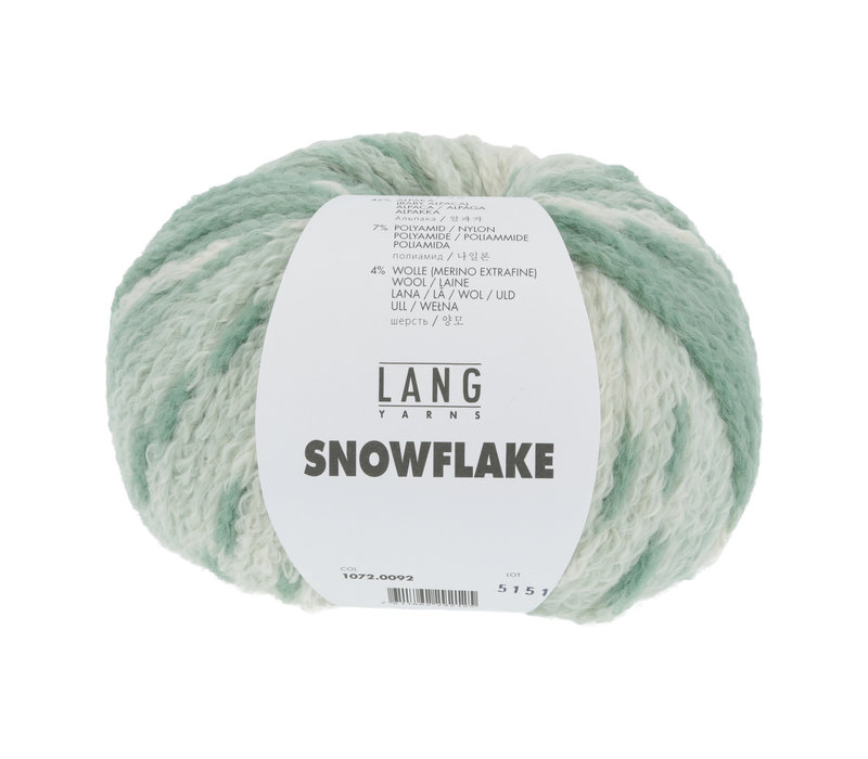 Lang Yarns Snowflake - 092 Groen - Groen