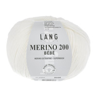 Lang Yarns Merino 200 Bebe - 301 - Wit
