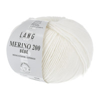 Lang Yarns Merino 200 Bebe - 301 - Wit