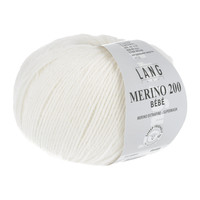 Lang Yarns Merino 200 Bebe - 301 - Wit