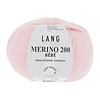 Lang Yarns Merino 200 Bebe - 309 - 100% merino wol (mulesing free) - Roze