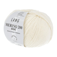 Lang Yarns Merino 200 Bebe - 302 - Wit