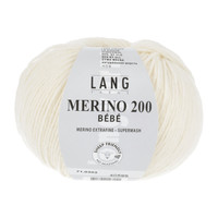 Lang Yarns Merino 200 Bebe - 302 - Wit