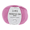 Lang Yarns Merino 200 Bebe - 319 - 100% merino wol (mulesing free) - Roze